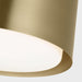 Myhouse Lighting Visual Comfort Studio - DJF1051SB - One Light Flush Mount - Dartmore - Satin Brass