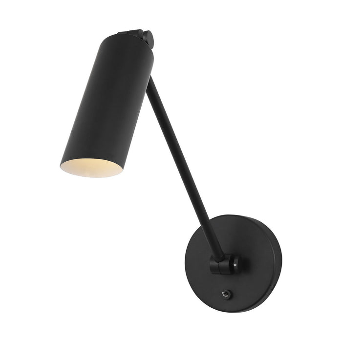 Myhouse Lighting Visual Comfort Studio - DJW1121MBK - One Light Wall Sconce - Frasar - Midnight Black
