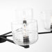Myhouse Lighting Visual Comfort Studio - DJC1216MBK - Six Light Chandelier - Lochdale - Midnight Black
