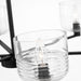 Myhouse Lighting Visual Comfort Studio - DJC1216MBK - Six Light Chandelier - Lochdale - Midnight Black