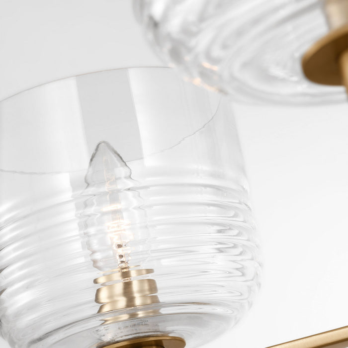 Myhouse Lighting Visual Comfort Studio - DJC1216SB - Six Light Chandelier - Lochdale - Satin Brass