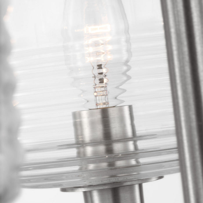 Myhouse Lighting Visual Comfort Studio - DJC1233BS - Three Light Chandelier - Lochdale - Brushed Nickel