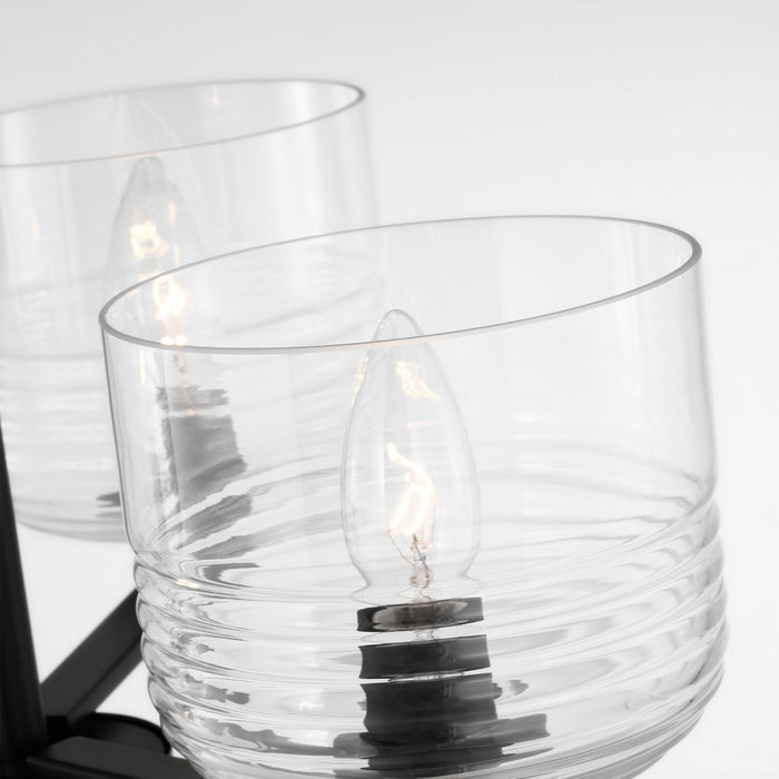 Myhouse Lighting Visual Comfort Studio - DJC1233MBK - Three Light Chandelier - Lochdale - Midnight Black