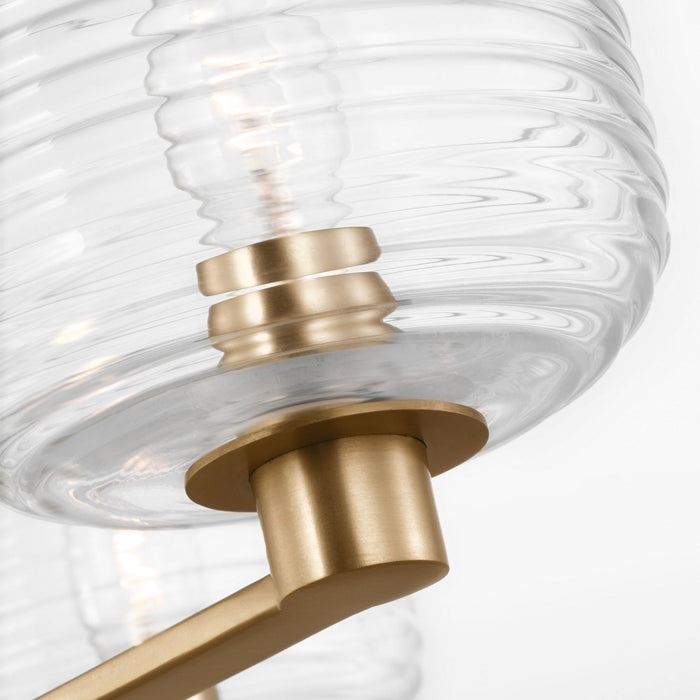 Myhouse Lighting Visual Comfort Studio - DJC1233SB - Three Light Chandelier - Lochdale - Satin Brass