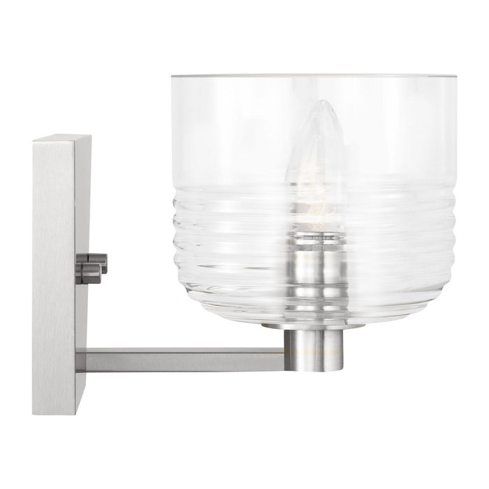 Myhouse Lighting Visual Comfort Studio - DJV1111BS - One Light Wall Sconce - Lochdale - Brushed Nickel