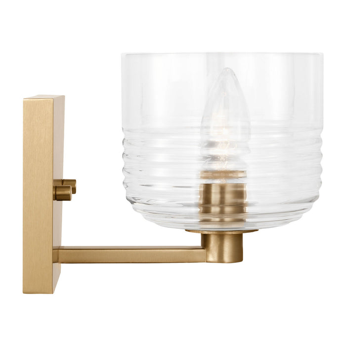 Myhouse Lighting Visual Comfort Studio - DJV1111SB - One Light Wall Sconce - Lochdale - Satin Brass