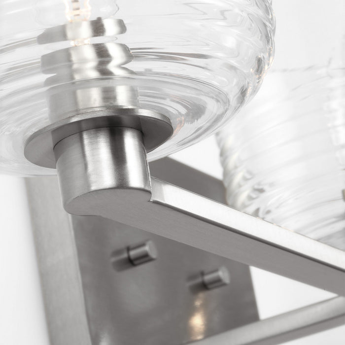 Myhouse Lighting Visual Comfort Studio - DJV1113BS - Three Light Vanity - Lochdale - Brushed Nickel