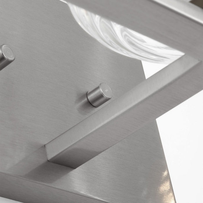 Myhouse Lighting Visual Comfort Studio - DJV1113BS - Three Light Vanity - Lochdale - Brushed Nickel