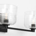 Myhouse Lighting Visual Comfort Studio - DJV1113MBK - Three Light Vanity - Lochdale - Midnight Black