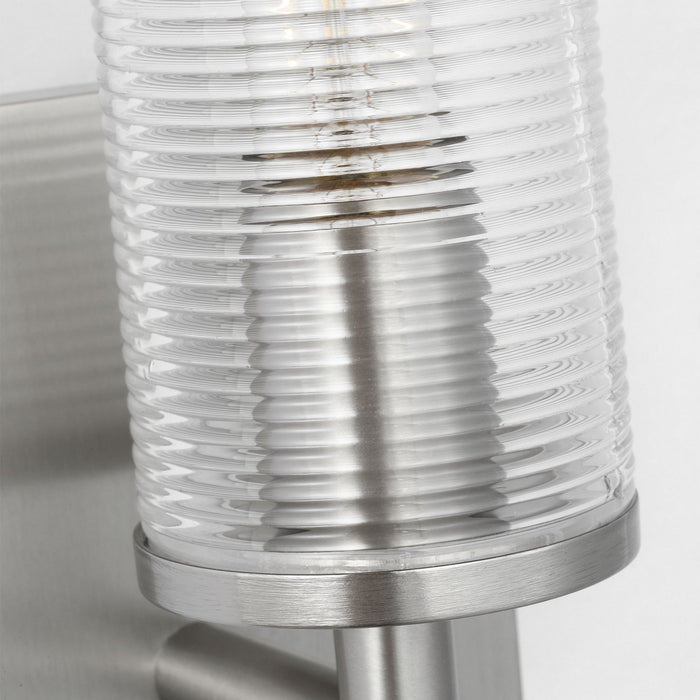 Myhouse Lighting Visual Comfort Studio - DJW1101BS - One Light Wall Sconce - Sarita - Brushed Nickel