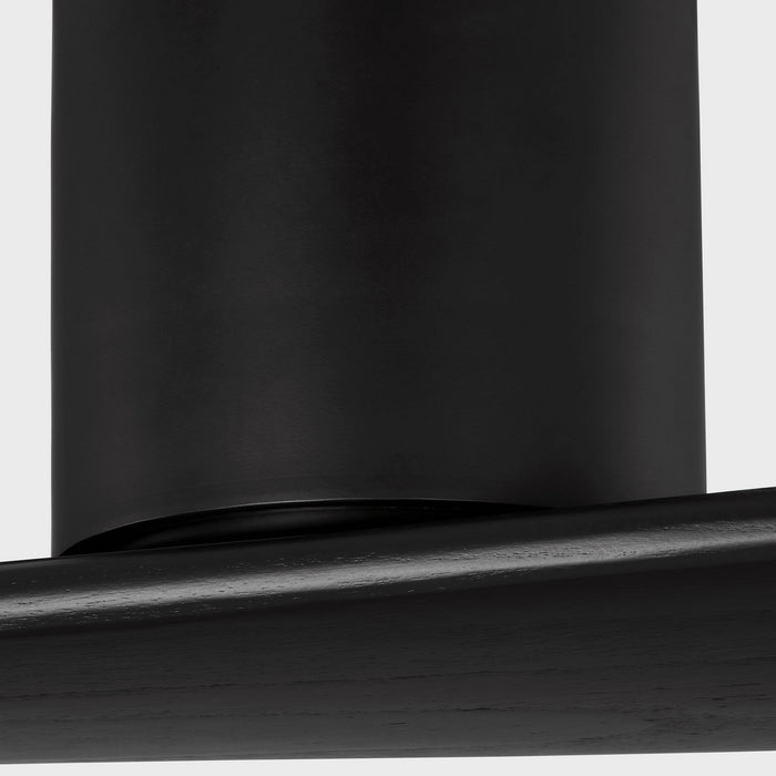 Myhouse Lighting Visual Comfort Fan - 2PLSMH52MBK - 52"Ceiling Fan - Plank Smart 52 Hugger - Midnight Black