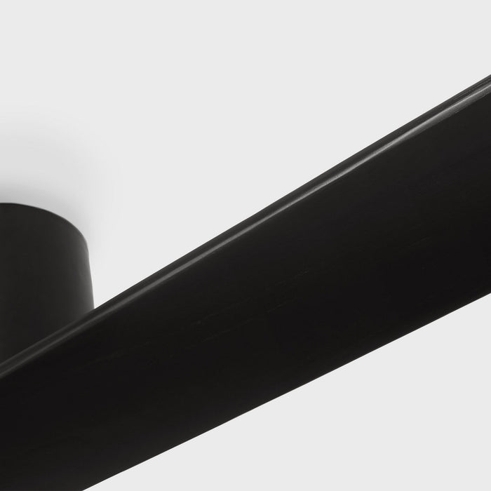 Myhouse Lighting Visual Comfort Fan - 2PLSMH52MBK - 52"Ceiling Fan - Plank Smart 52 Hugger - Midnight Black