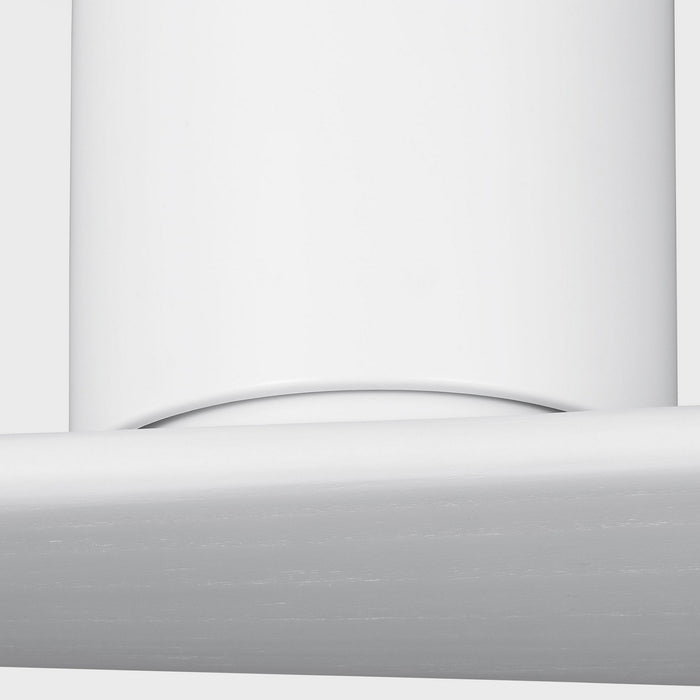 Myhouse Lighting Visual Comfort Fan - 2PLSMH52RZW - 52"Ceiling Fan - Plank Smart 52 Hugger - Matte White