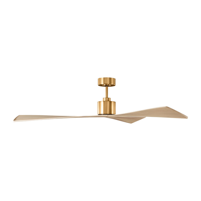 Myhouse Lighting Visual Comfort Fan - 3ADR60BBSWWO - 60"Ceiling Fan - Adler 60 - Burnished Brass