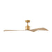 Myhouse Lighting Visual Comfort Fan - 3ADR60BBSWWO - 60"Ceiling Fan - Adler 60 - Burnished Brass