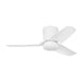 Myhouse Lighting Visual Comfort Fan - 3CGHR44RZWD - 44"Ceiling Fan - Colgin 44 Hugger LED - Matte White