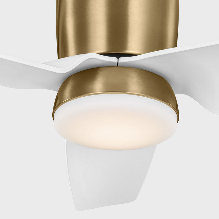 Myhouse Lighting Visual Comfort Fan - 3CGHR44SBD - 44"Ceiling Fan - Colgin 44 Hugger LED - Satin Brass