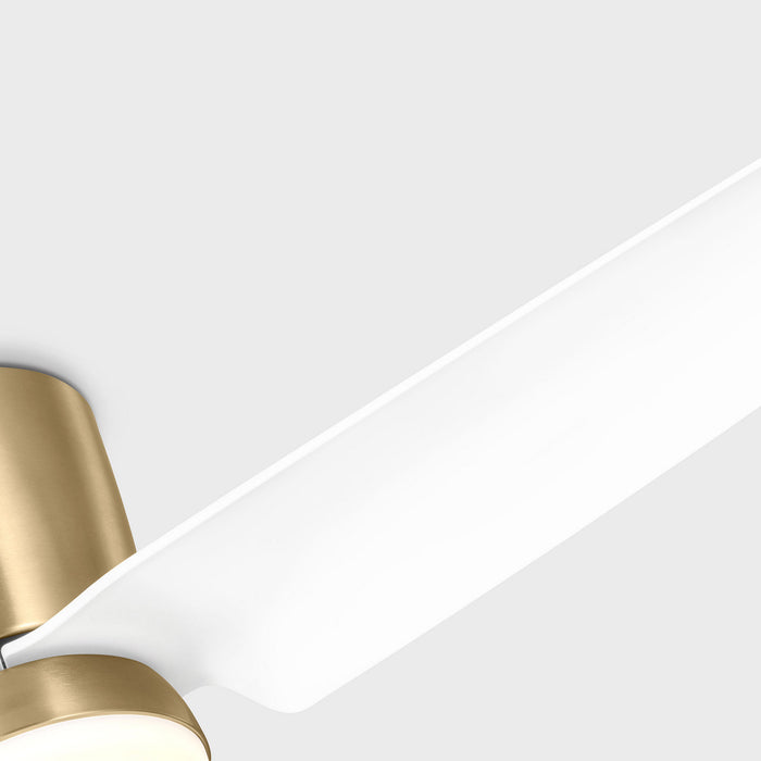 Myhouse Lighting Visual Comfort Fan - 3CGHR56SBD - 56"Ceiling Fan - Colgin 56 Hugger LED - Satin Brass