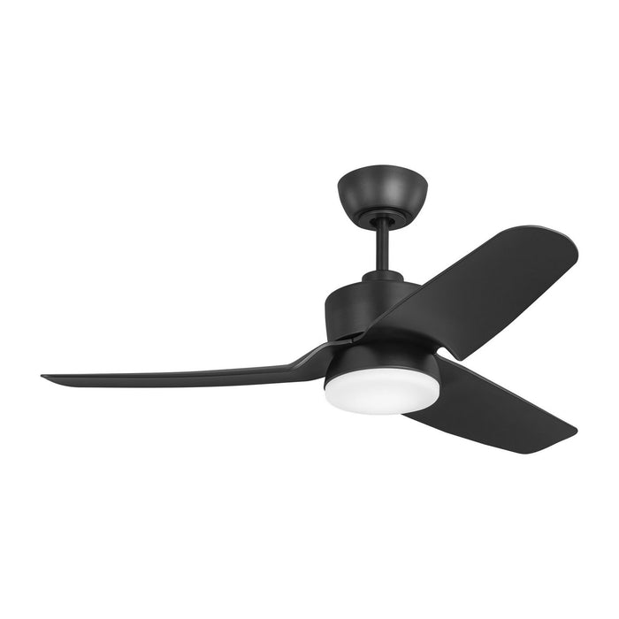 Myhouse Lighting Visual Comfort Fan - 3CGR44MBKD - 44"Ceiling Fan - Colgin 44 LED - Midnight Black