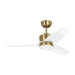 Myhouse Lighting Visual Comfort Fan - 3CGR44SBD - 44"Ceiling Fan - Colgin 44 LED - Satin Brass