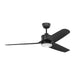 Myhouse Lighting Visual Comfort Fan - 3CGR56MBKD - 56"Ceiling Fan - Colgin 56 LED - Midnight Black