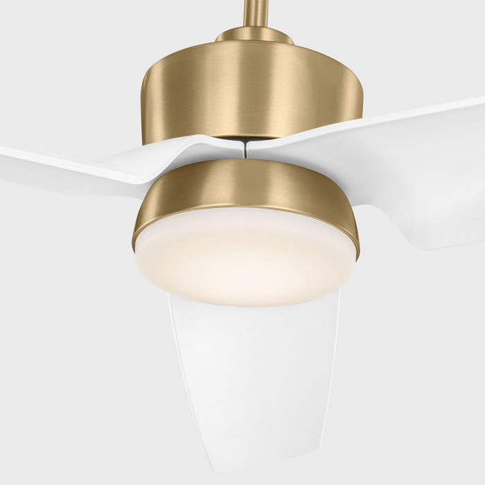 Myhouse Lighting Visual Comfort Fan - 3CGR56SBD - 56"Ceiling Fan - Colgin 56 LED - Satin Brass