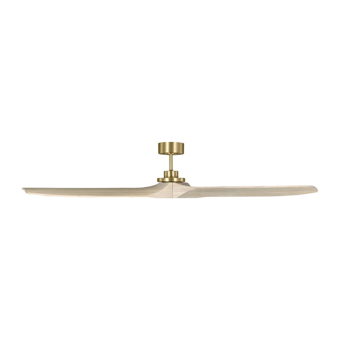 Myhouse Lighting Visual Comfort Fan - 3CLNSM70BBSWWO - 70"Ceiling Fan - Collins Smart 70 - Burnished Brass