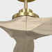 Myhouse Lighting Visual Comfort Fan - 3CLNSM70BBSWWO - 70"Ceiling Fan - Collins Smart 70 - Burnished Brass