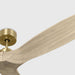 Myhouse Lighting Visual Comfort Fan - 3CLNSM70BBSWWO - 70"Ceiling Fan - Collins Smart 70 - Burnished Brass