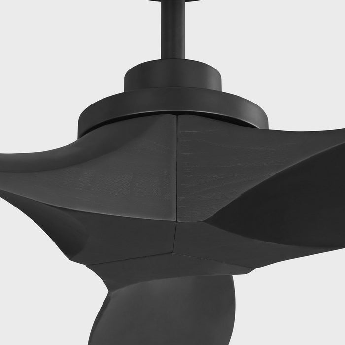 Myhouse Lighting Visual Comfort Fan - 3CLNSM70MBK - 70"Ceiling Fan - Collins Smart 70 - Midnight Black