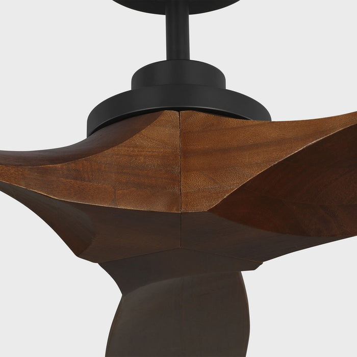 Myhouse Lighting Visual Comfort Fan - 3CLNSM70MBKDW - 70"Ceiling Fan - Collins Smart 70 - Midnight Black