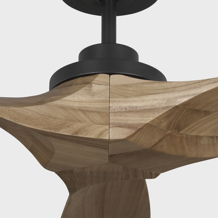 Myhouse Lighting Visual Comfort Fan - 3CLNSM70MBKNH - 70"Ceiling Fan - Collins Smart 70 - Midnight Black