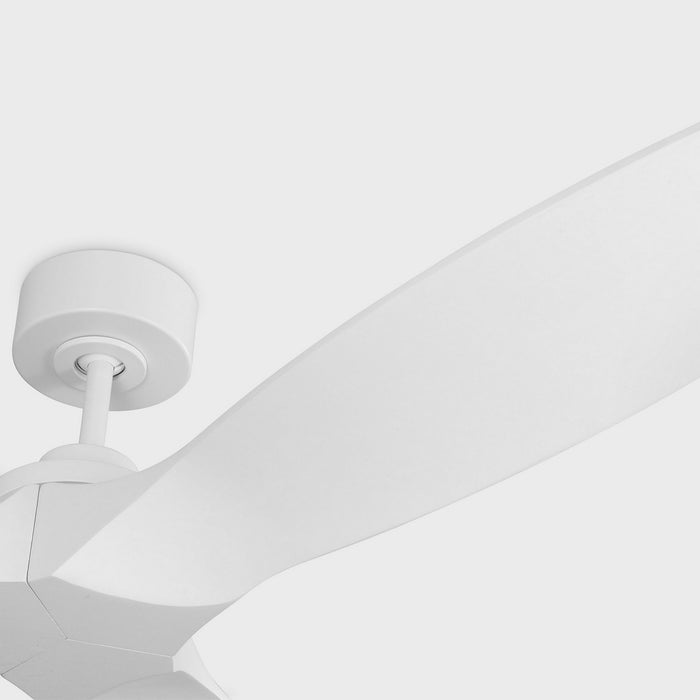 Myhouse Lighting Visual Comfort Fan - 3CLNSM70RZW - 70"Ceiling Fan - Collins Smart 70 - Matte White