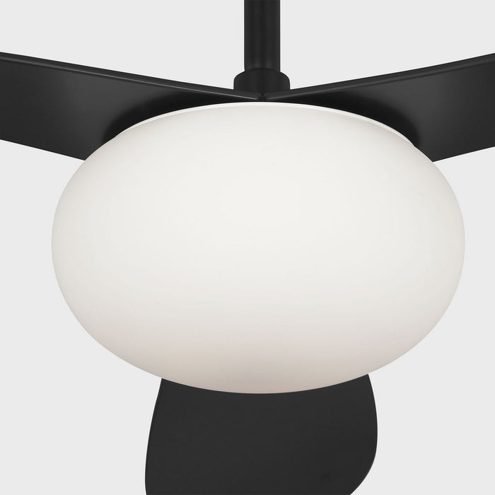 Myhouse Lighting Visual Comfort Fan - 3DPSM58MBKD - 58"Ceiling Fan - Drape Smart 58 LED - Midnight Black
