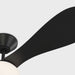 Myhouse Lighting Visual Comfort Fan - 3DPSM58MBKD - 58"Ceiling Fan - Drape Smart 58 LED - Midnight Black