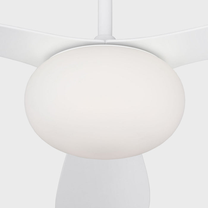 Myhouse Lighting Visual Comfort Fan - 3DPSM58RZWD - 58"Ceiling Fan - Drape Smart 58 LED - Matte White
