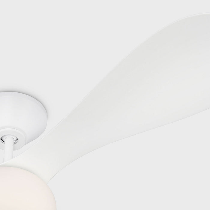 Myhouse Lighting Visual Comfort Fan - 3DPSM58RZWD - 58"Ceiling Fan - Drape Smart 58 LED - Matte White