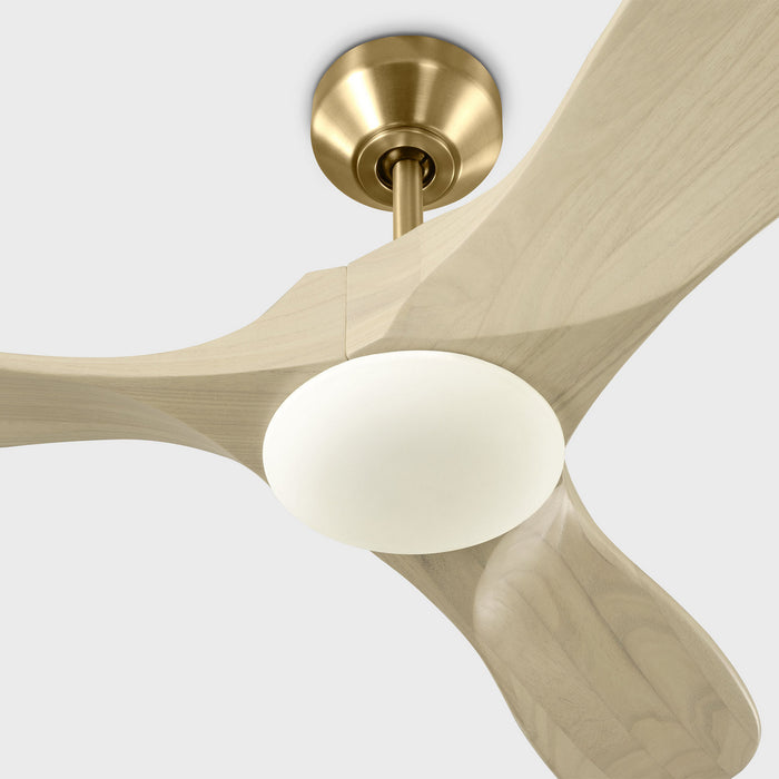 Myhouse Lighting Visual Comfort Fan - 3MAVSM44BBSWWOD - 44"Ceiling Fan - Maverick Smart 44 LED - Burnished Brass