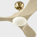 Myhouse Lighting Visual Comfort Fan - 3MAVSM44BBSWWOD - 44"Ceiling Fan - Maverick Smart 44 LED - Burnished Brass