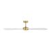Myhouse Lighting Visual Comfort Fan - 3PDSM60BBS - 60"Ceiling Fan - Paddle Smart 60 - Burnished Brass