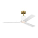 Myhouse Lighting Visual Comfort Fan - 3PESM52BBSD - 52"Ceiling Fan - Peel Smart 52 LED - Burnished Brass