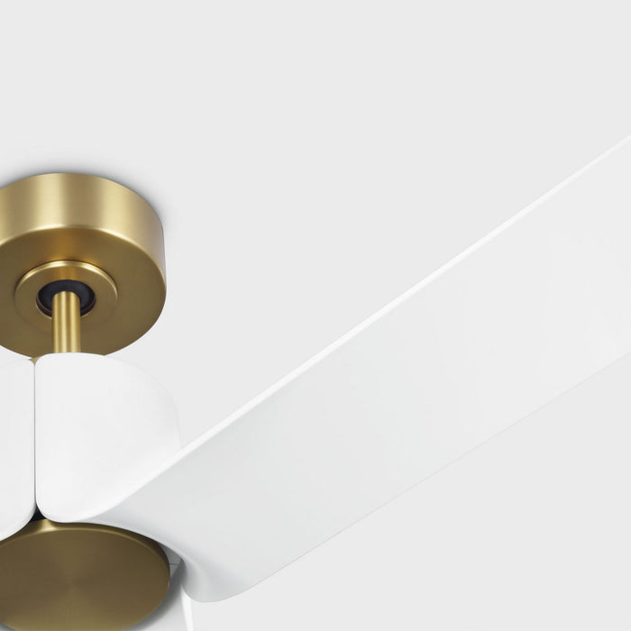 Myhouse Lighting Visual Comfort Fan - 3PESM52BBSD - 52"Ceiling Fan - Peel Smart 52 LED - Burnished Brass