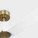 Myhouse Lighting Visual Comfort Fan - 3PESM52BBSD - 52"Ceiling Fan - Peel Smart 52 LED - Burnished Brass