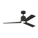 Myhouse Lighting Visual Comfort Fan - 3PESM52MBKD - 52"Ceiling Fan - Peel Smart 52 LED - Midnight Black