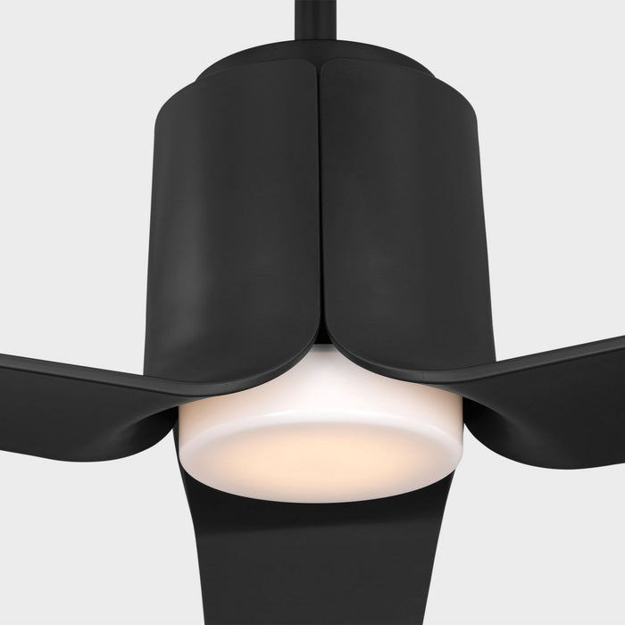 Myhouse Lighting Visual Comfort Fan - 3PESM52MBKD - 52"Ceiling Fan - Peel Smart 52 LED - Midnight Black