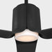 Myhouse Lighting Visual Comfort Fan - 3PESM52MBKD - 52"Ceiling Fan - Peel Smart 52 LED - Midnight Black