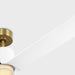 Myhouse Lighting Visual Comfort Fan - 3PESM66BBSD - 66"Ceiling Fan - Peel Smart 66 LED - Burnished Brass