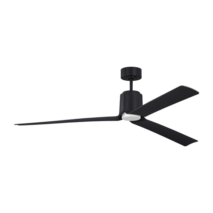 Myhouse Lighting Visual Comfort Fan - 3PESM66MBKD - 66"Ceiling Fan - Peel Smart 66 LED - Midnight Black