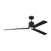Myhouse Lighting Visual Comfort Fan - 3PESM66MBKD - 66"Ceiling Fan - Peel Smart 66 LED - Midnight Black