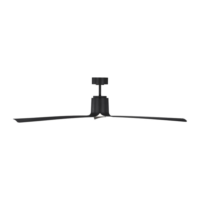 Myhouse Lighting Visual Comfort Fan - 3PESM66MBKD - 66"Ceiling Fan - Peel Smart 66 LED - Midnight Black